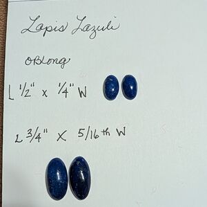 Lapis Lazuli Oblong Cabachons Stones